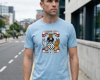 Coventry City Home of 2 Tone Music Printed T Shirt Unisex