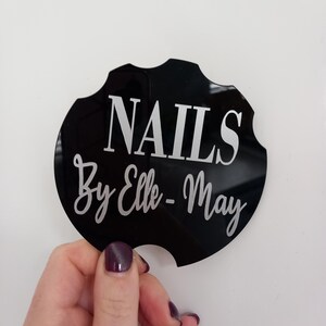 Personalised Nailfie Disc | Acrylic Nail Display Tool image 7