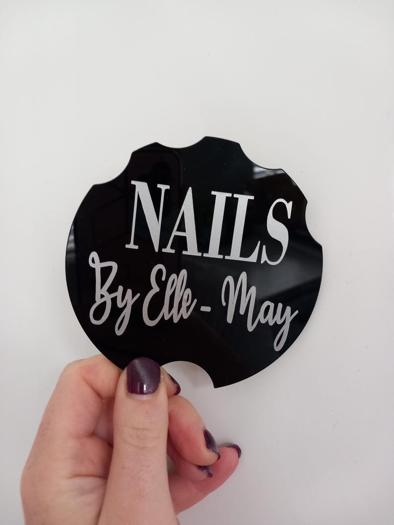 Personalised Nailfie Disc | Acrylic Nail Display Tool image 7