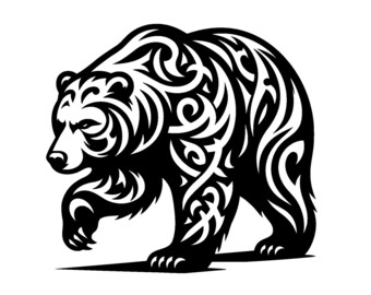 Bear Vinyl Car Window Bumper Car Wall Decal Sticker in 13 Colours Waterproof Car or Van Mirror Sticker, Funny Gift or Custom