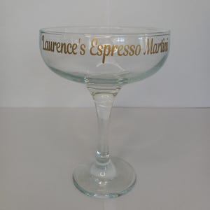 personalised espresso martini cocktail glass