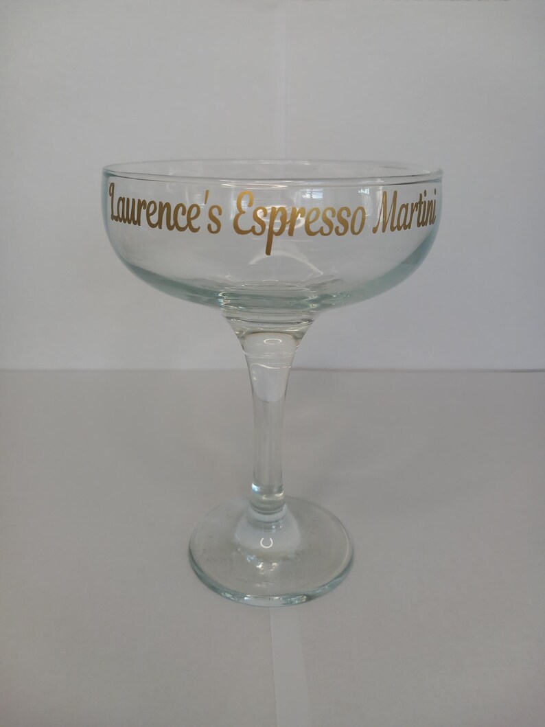personalised espresso martini cocktail glass