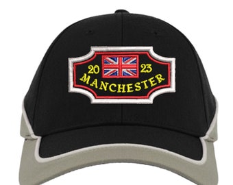 Personalized City Embroidered Baseball Cap Hat with Tone Colours