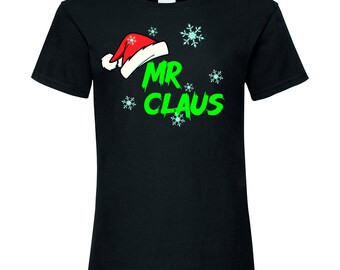 Mr Claus T shirt 2022, Merry Christmas Shirts for Women Men, Festive T shirt, Funny Xmas Gifts for her