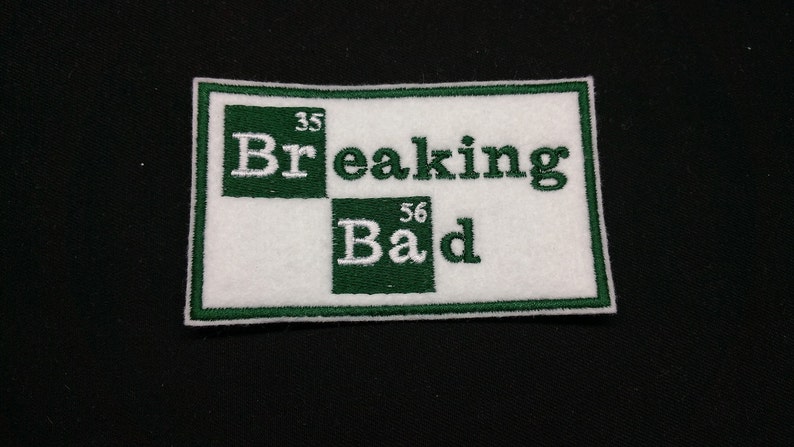 Breaking Bad Embroidered Patch Badge Iron on or sew