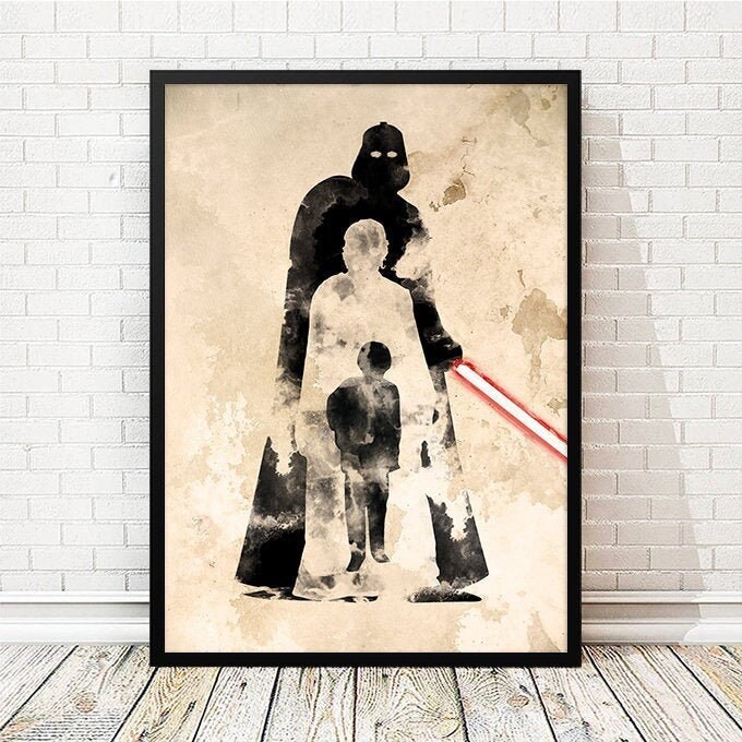 Star Wars Anakin Skywalker Darth Vader Watercolor Etsy