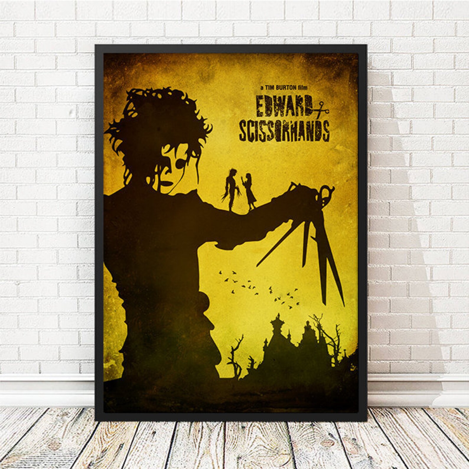 Edward Scissorhands Tim Burton Movie Poster Kids Wall Decor | Etsy