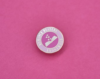 Romantisch Leser Anonymus Emaille Pin