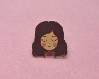 Tessa | Bookish Babe Enamel Pin