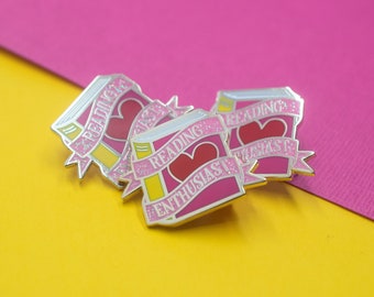 Reading Enthusiast Enamel Pin