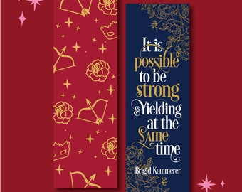 Wunderschönes und bestauntes WonderMail doppelseitiges Lesezeichen