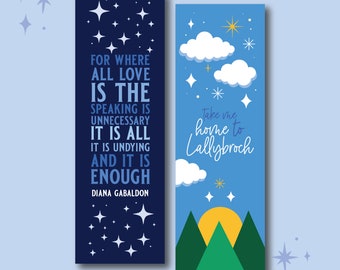 Lairds und Lasses WonderMail doppelseitige lesezeichen