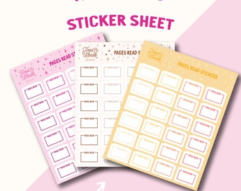 Pagina's Lees Planner Stickers