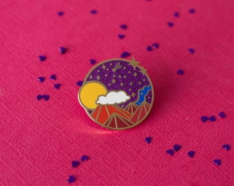 The Dawn Court Enamel Pin GLITTER VARIANT