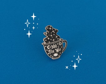 Psychics of Henrietta Enamel Pin BLACK Variant