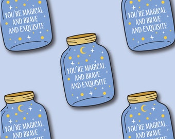 Zauberei Unter den Stapeln WonderMail Vinyl Sticker