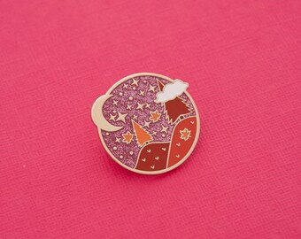 The Autumn Court Enamel Pin GLITTER VARIANT