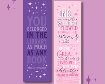 Zauberei Unter den Stapeln WonderMail doppelseitiges Lesezeichen