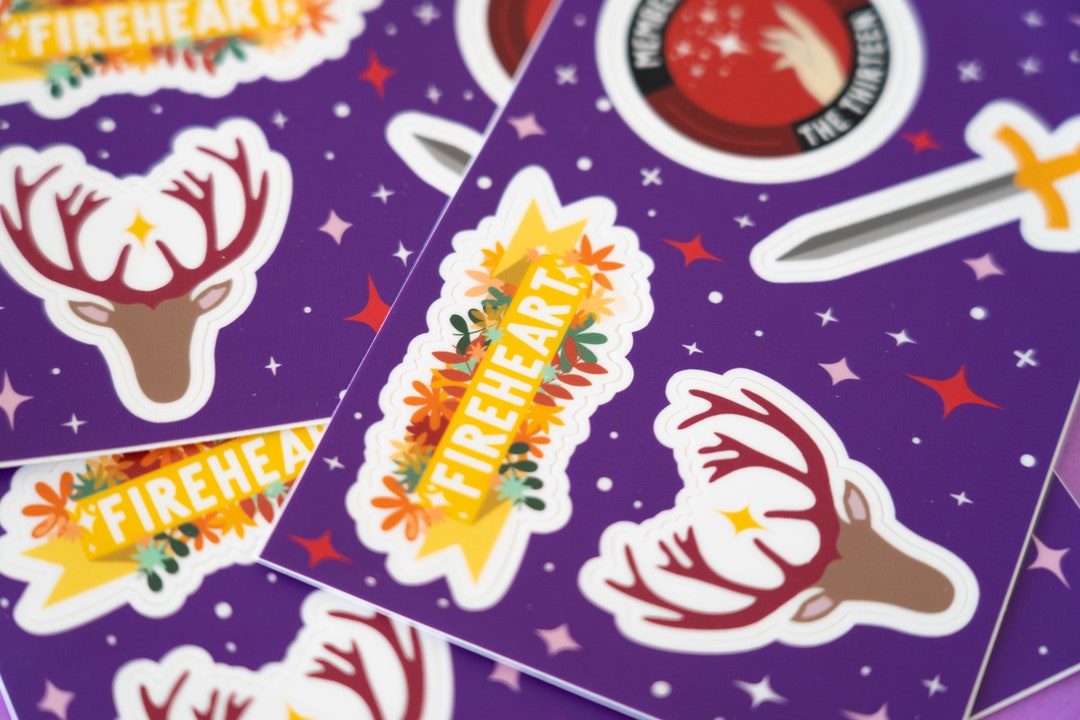 Ash and Fire Wondermail Vinyl Sticker Sheet - Etsy Australia