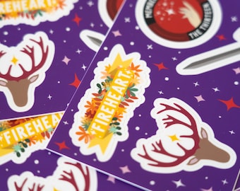 Asche und Feuer WonderMail Vinyl-Aufkleber Bogen