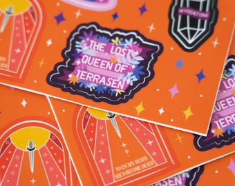 The Lost Queen WonderMail Vinyl Sticker Sheet