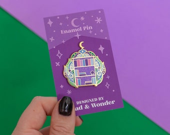 Sorcery Amongst The Stacks WonderMail Enamel Pins