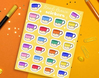 Swatch mokken planner stickers