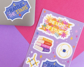 Rattle The Stars WonderMail Vinyl Aufkleber Blatt