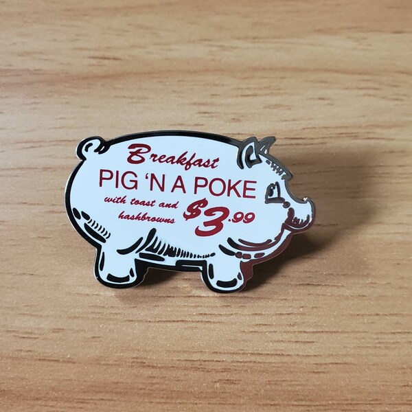 Pig 'n a Poke Enamel Pin | Supernatural | Mystery Spot | Sam Winchester | Dean Winchester | Fanfom Inspired Enamel Pin