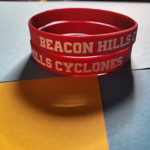 Beacon Hills Cyclones Silicone Bracelet | Teen Wolf | Scott McCall | Stiles Stilinski | Derek Hale | MTV | Lacrosse