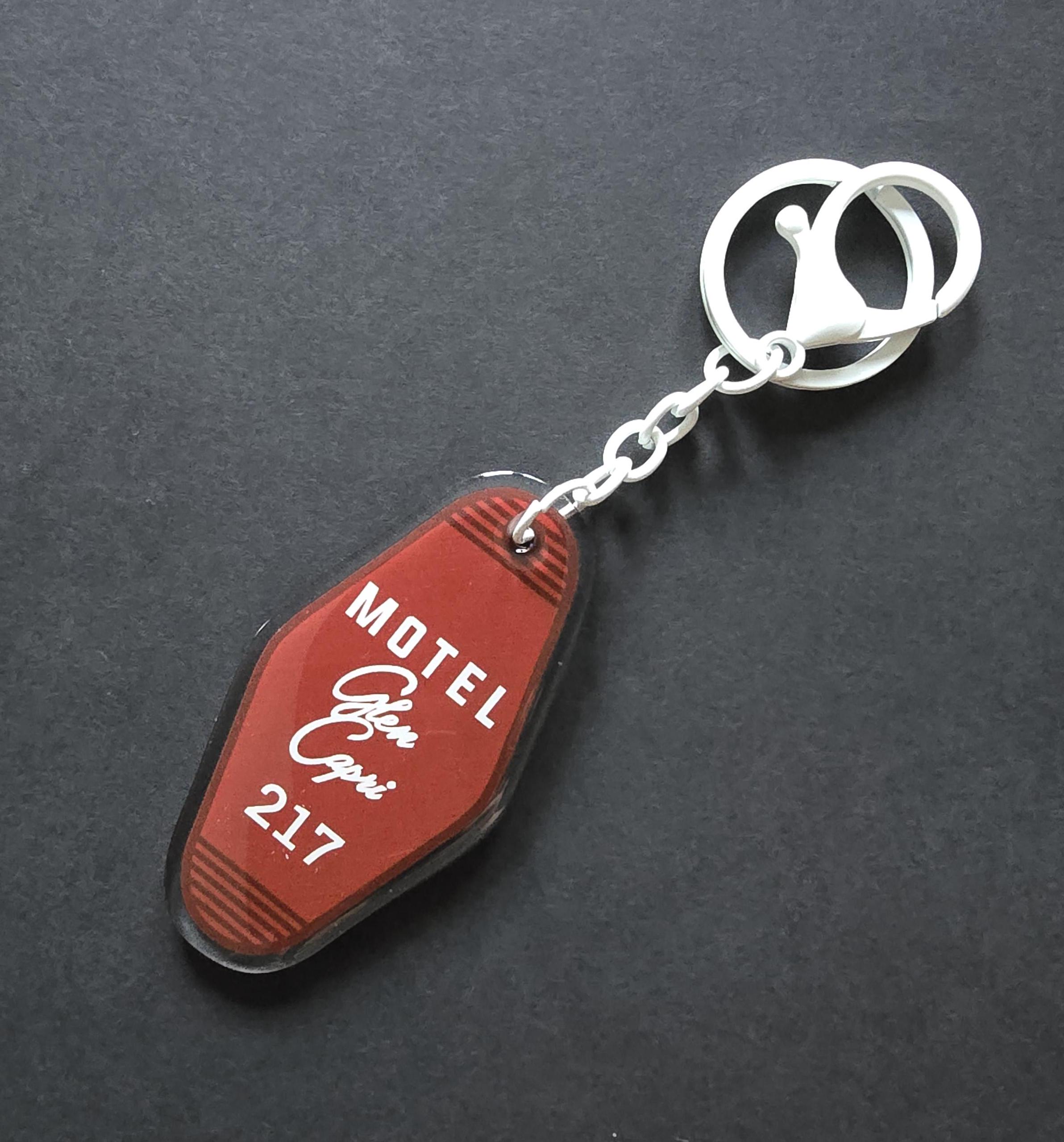 Motel Glen Capri Acrylic Keychain | Motel Key Tag | Teen Wolf