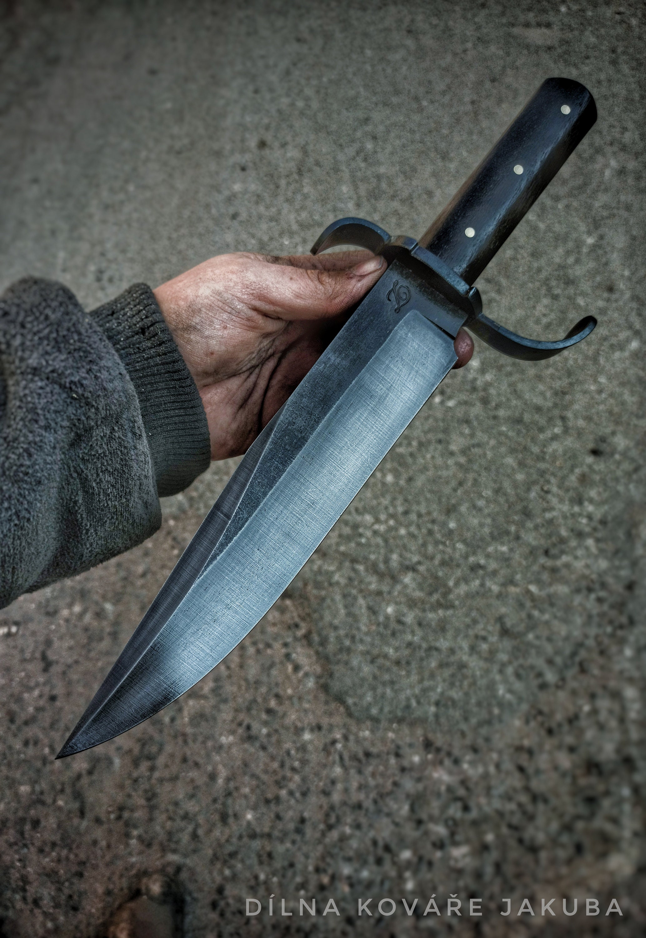 Large Bowie Style Kitchen Knife - Etsy