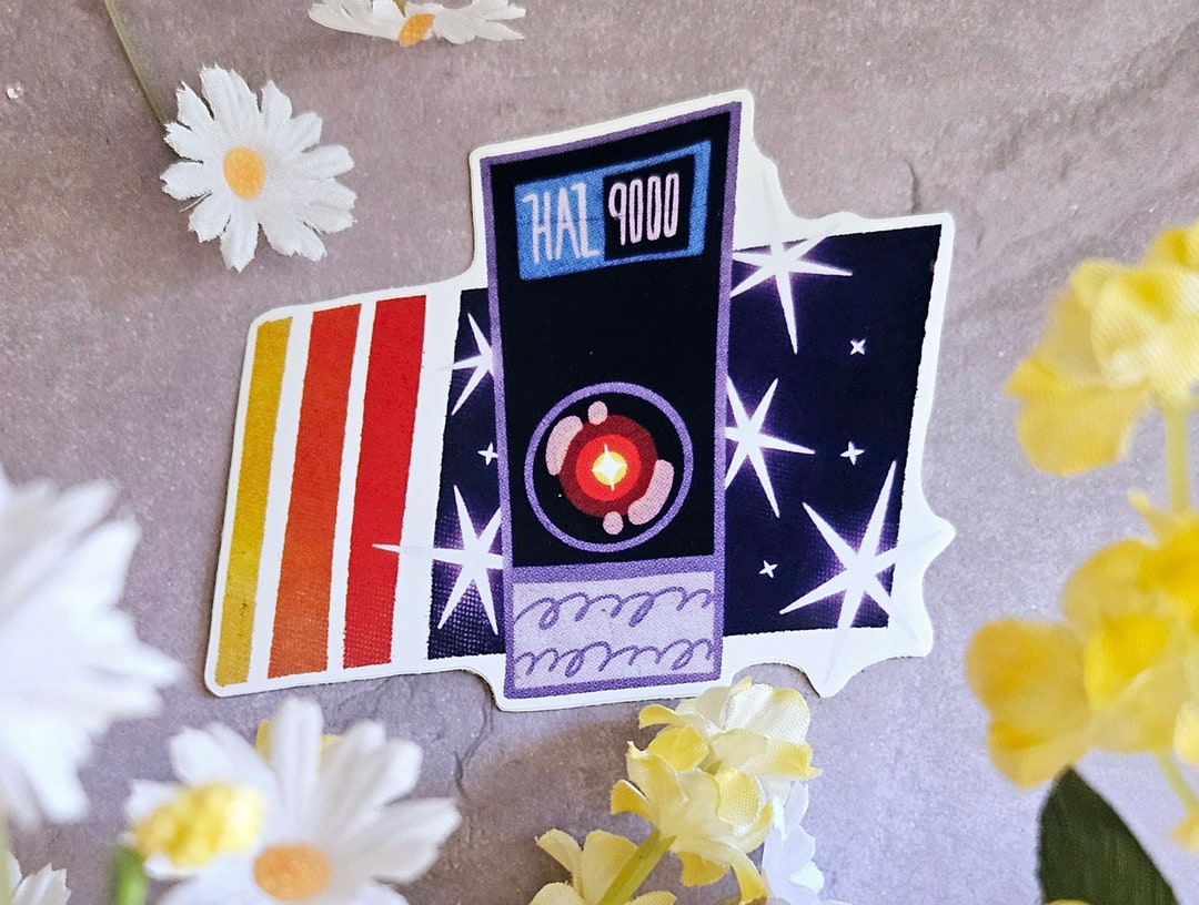 Hal Sticker HAL 9000 2001 A Space Odyssey Waterproof Vinyl Sticker - Etsy