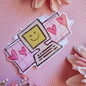 Edgar Smile : ) Electric Dreams Waterproof Vinyl Sticker