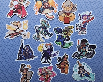 OVERWATCH SUPPORT vinyl stickers!