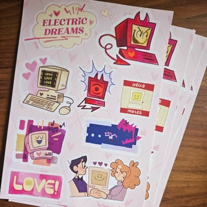 Electric Dreams Sticker Sheet
