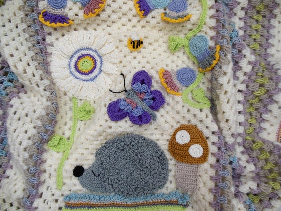 hedgehog baby blanket