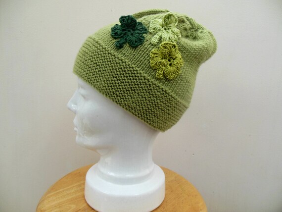 Shamrock knit hat hotsell
