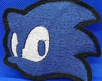 Sonic The Hedgehog - Sonic Head Silhouette Iron-On patch