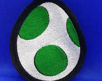 Yoshi / Yoshi's Island / Super Mario Bros / Yoshi's Story - Yoshi Egg Iron-On Patch