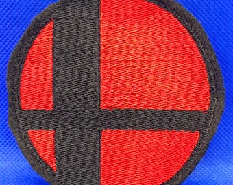 Super Smash Bros / SSB / - Smash Symbol Iron-On Patch