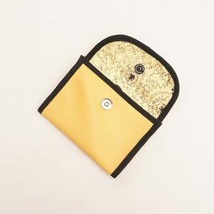 Large Wallet with pockets & zip- Yellow