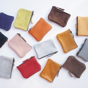 Kleiner Geldbeutel Leder / Multicolour / Altleder