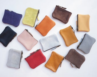 Kleiner Geldbeutel Leder / Multicolour / Altleder
