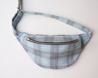 XL Bumbag 'Ciel Ecossais' Vegan