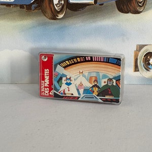 puzzel strijd van de planeten, vintage puzzel, strijd van de planeten, oude puzzel, cartoon puzzel,