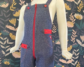 vintage children&#39;s overalls, vintage overalls, children&#39;s overalls fifties overalls, 1970s overalls, 70s overalls, retro overalls