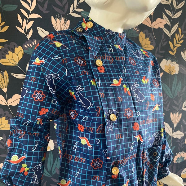 Blouse enfant, vêtement enfant, blouse vintage, vêtement vintage, blouse d'école, blouse d'écolier vintage, blouse ancienne