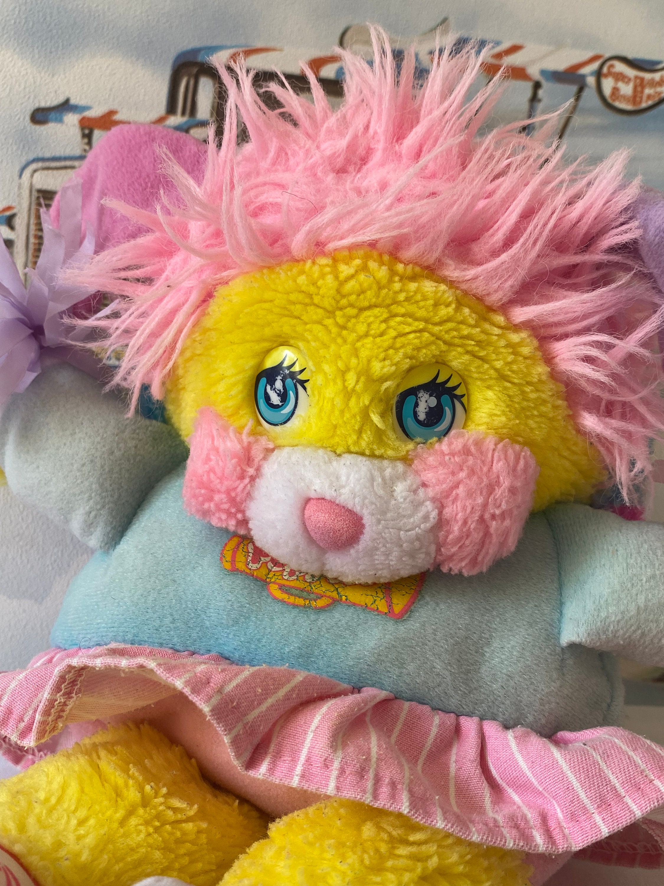 Sac à Dos Vintage Popples – Personnage Chip Sac (années 80/90) Rare