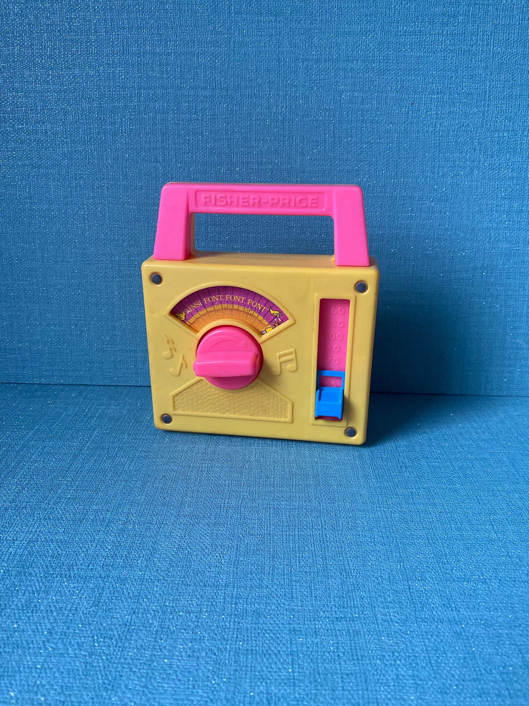 Magnétophone à K7 - Fisher Price 1990 - jouets rétro jeux de société  figurines et objets vintage